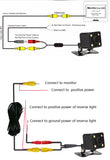 HD Night Vision Rear View Backup Camera with Wide Angle & Waterproof Design for Safe Parking