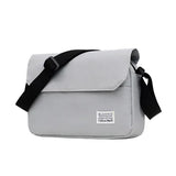 Compact Oxford Canvas Messenger Bag – Unisex Crossbody Shoulder Satchel for Everyday Use