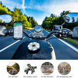 Universal Bicycle & Motorcycle Phone Holder - Silicone Bike Mount for Handlebar