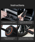 Mini Portable Car Air Compressor with Fast Inflation & Auto Shut-Off