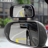 Espejo retrovisor ajustable para puntos ciegos de coche: ajuste universal para una mayor seguridad al conducir
