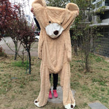 Giant Unstuffed Teddy Bear Plush Skin – 100-260cm DIY Blank Bear for Custom Stuffed Animals