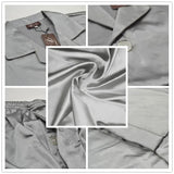 Men’s Silk Pajama Set – Full Sleeve Luxury Loungewear with Button Closure and Elastic Waist