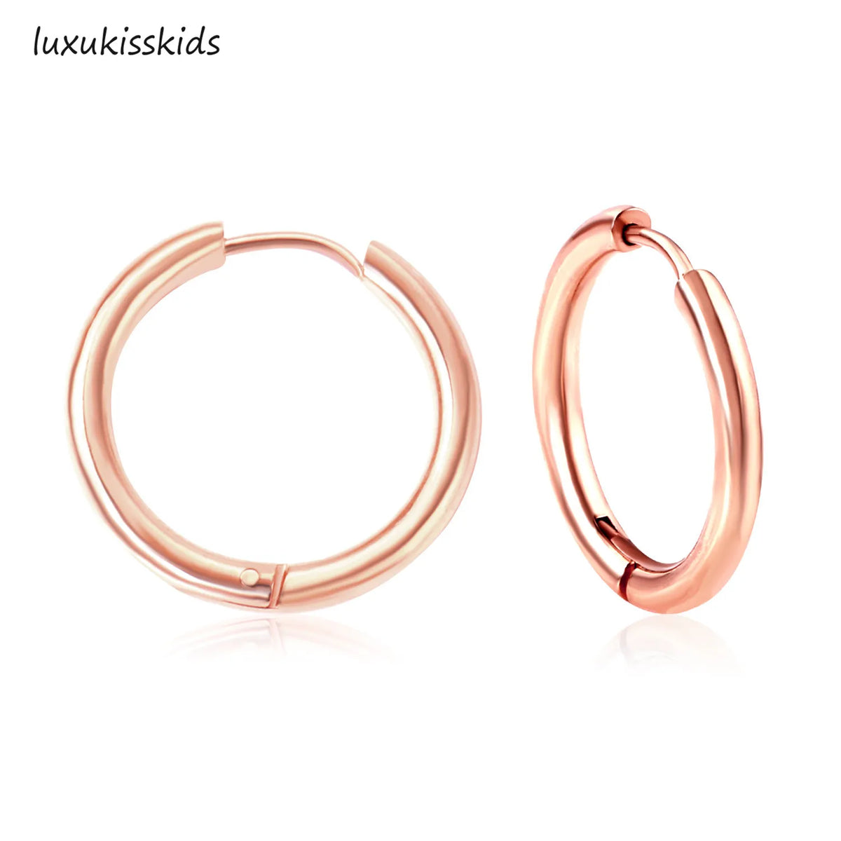 Minimalist Stainless Steel Hoop Earrings – Hypoallergenic Unisex Style