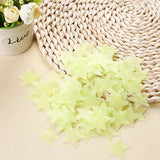 Glow-in-the-Dark 3D Star Wall Stickers for Kids’ Room Decor