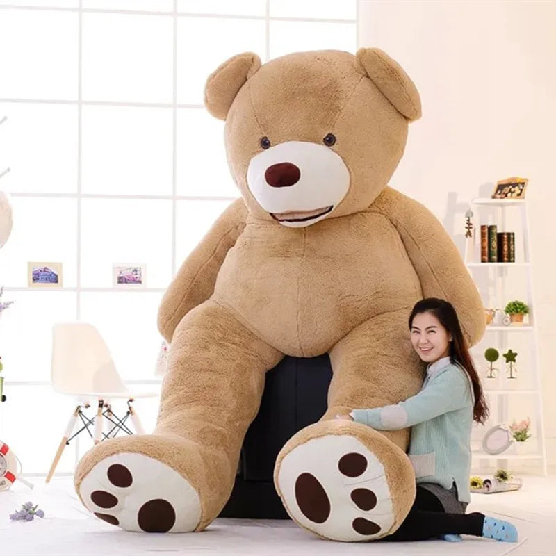 Giant Unstuffed Teddy Bear Plush Skin – 100-260cm DIY Blank Bear for Custom Stuffed Animals