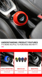 My Good Car Trash Can – Estuche para polvo con tapa rodante para Chevrolet y Opel
