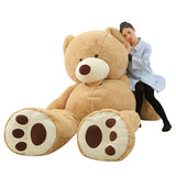 Giant Unstuffed Teddy Bear Plush Skin – 100-260cm DIY Blank Bear for Custom Stuffed Animals