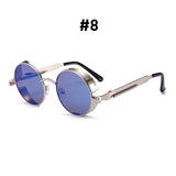 Vintage Steampunk Round Sunglasses – UV Protection & Retro Fashion