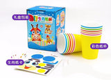 Kit de 12 manualidades con vasos de papel 3D hechos a mano: ¡juego de arte divertido y educativo para niños!