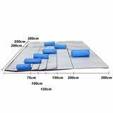 Waterproof Foldable Camping Mat with Built-In Pump & Insulated Foam Layer