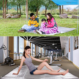 Waterproof Foldable Camping Mat with Built-In Pump & Insulated Foam Layer