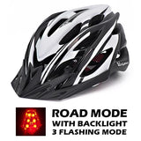 Ultralight Bike Helmet with LED Taillight - 22-Vent Cycling Helmet for Men & Women
