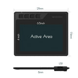 Portable Drawing Tablet with 8192 Pressure Sensitivity – 6.5x4” Pen Tablet for Digital Art, OSU Gaming & Online Teaching