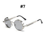 Vintage Steampunk Round Sunglasses – UV Protection & Retro Fashion