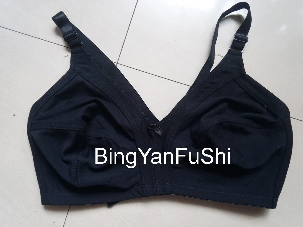 Wire-Free Lace Push Up Bra – Soft Cotton Seamless Bralette for Women