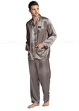 Men’s Silk Pajama Set with Button Fly – Comfortable and Stylish Sleepwear
