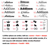 Personalized Heart Name Bracelet – Custom Engraved Stainless Steel ID Tag Jewelry