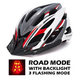 Ultralight Bike Helmet with LED Taillight - 22-Vent Cycling Helmet for Men & Women