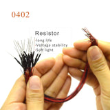 12V SMD LED Light Kit for Model Trains & Dioramas - 5pc Pre-Wired Micro Lights with Resistors