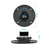 AIYIMA 3-Inch Silk Dome Tweeters – 15W Neodymium Hi-Fi Treble Speakers (Pair)