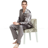 Men's Silk Pajamas – Comfortable & Stylish Casual Sleepwear for Relaxation