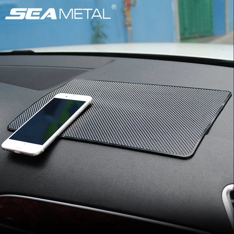 Alfombrilla de silicona antideslizante para salpicadero de coche: almohadilla adhesiva de primera calidad