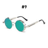 Vintage Steampunk Round Sunglasses – UV Protection & Retro Fashion