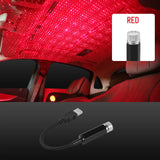 USB Car Roof Star Projector Light - Galaxy Laser Atmosphere Ambient Lighting