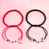 Trendy Ethnic Cotton Rope Chain Bracelet - Adjustable Geometric Design for Men & Women