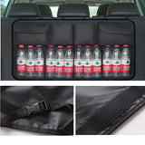 Universal Car Trunk Organizer – Large Capacity Backseat Storage Bag with Mesh Pockets