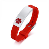 Custom Engraved Medical Alert Bracelet - Personalized Stainless Steel ID Jewelry for Men & Women