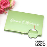 Custom Engraved Metal Business Card Holder for Professionals