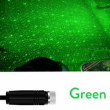 USB Car Roof Star Projector – LED Galaxy Night Light for Car & Room Decoration