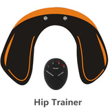 Wireless EMS Muscle Stimulator - Ab & Buttock Toner with 6 Training Modes
