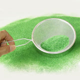 Césped estático en polvo de 3 mm, material de nailon para flocado, para construir modelos de mesas de arena, maquetas, maquetas, dioramas, 30 g/60 g