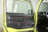 4PCS Door Armrest Storage Box for Suzuki Jimny 5-Door 2023–2024 – Interior Organizer Tray Set