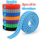 Premium Silicone Building Blocks for Creative Construction – Compatible DIY Toy Bricks