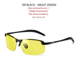 Men's Photochromic Polarized Sunglasses – UV400 Adaptive Lenses for Driving & Sports