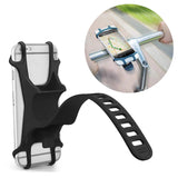 Universal Bicycle & Motorcycle Phone Holder - Silicone Bike Mount for Handlebar