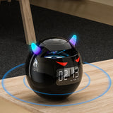 Bluetooth Alarm Clock Speaker with LED Display – Wireless Mini Music Player with Subwoofer & 3D Stereo Sound