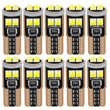 10-Pack T10 LED Trunk Lamp Bulbs – High Lumens, Low Power, Universal Fit for 12V Vehicles