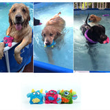 Plush Spiky Ball Toy for Dogs – Soft Fleece Squeaky Ball for Small to Large Breeds