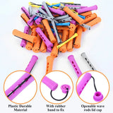 50PCS Hair Perm Rods Set – Multi-Size Cold Wave Curling Rollers for Long & Short Hair