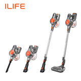 Aspiradora de mano inalámbrica ILIFE: succión de 21 kPa, batería de 40 minutos, luz LED, batería extraíble, depósito de polvo de 1,2 l