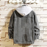 Men’s Hooded Denim Jacket – Lightweight Casual Outerwear for Spring & Autumn