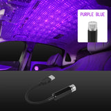 USB Car Roof Star Projector Light - Galaxy Laser Atmosphere Ambient Lighting