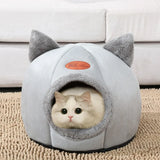Deep Sleep Winter Cat Bed – Cozy Cave Nest for Kittens & Small Dogs