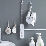 Organizador de cables con clips para gestión de cables, para escritorio y estación de trabajo, organizador de cables ABS, soporte para cables, línea de datos de carga USB, bobinadora
