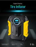 Portable Digital Car Tire Inflator with Auto Shut-Off & LED Light